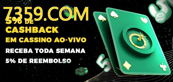 Promoções do cassino ao Vivo 7359.COM